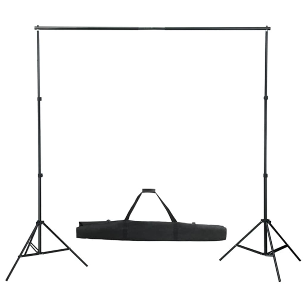 Fotostudio-Set mit Leuchten, Schirmen, Hintergrund & Reflektor