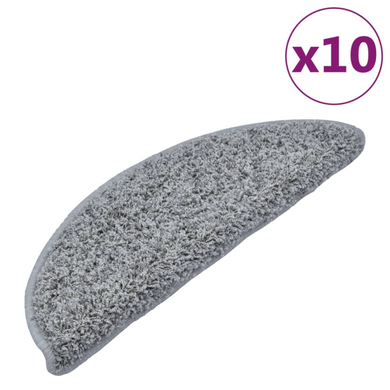 Stufenmatten 10 Stk. 65x25 cm Grau