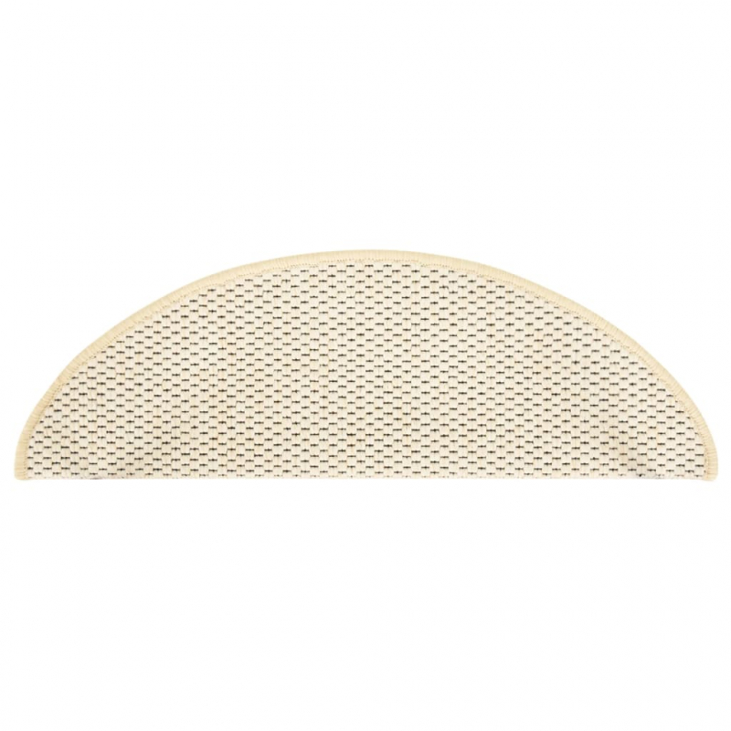 Treppenmatten Selbstklebend Sisal-Look 15 Stk. 65x21x4 Berber