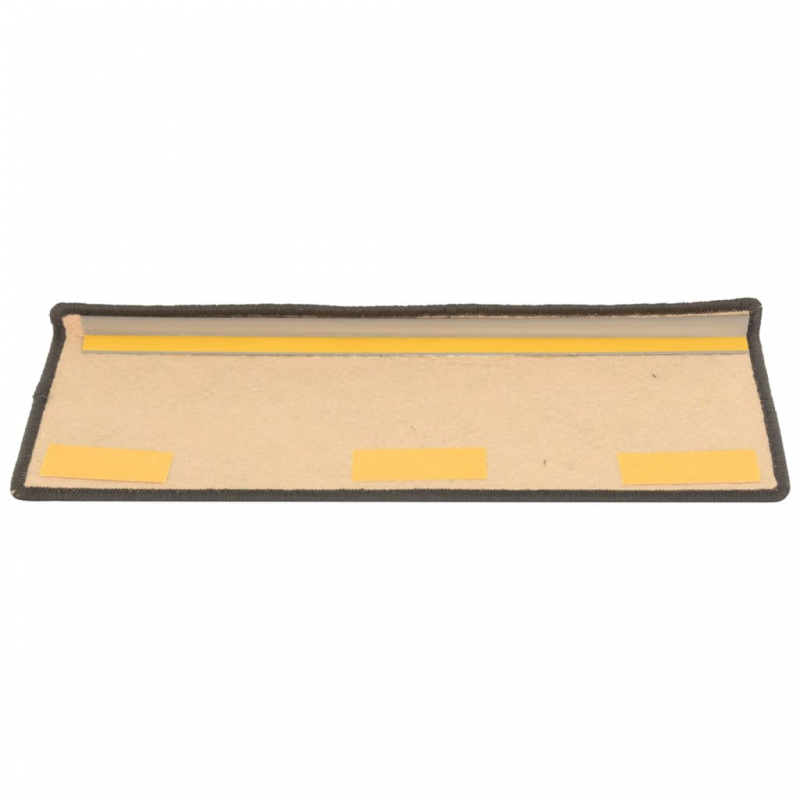 Stufenmatten Selbstklebend 15 Stk. Grau und Beige 65x21x4 cm