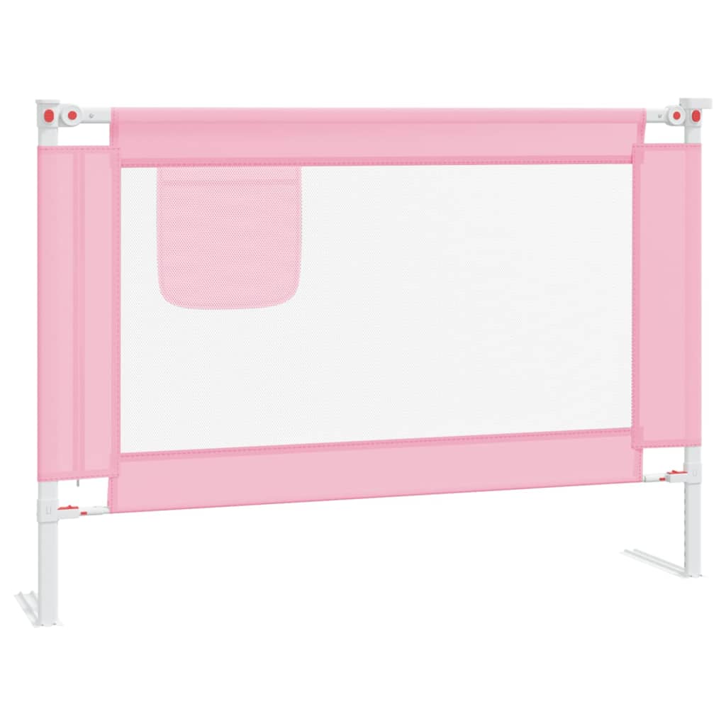 Kleinkind-Bettschutzgitter Rosa 90x25 cm Stoff