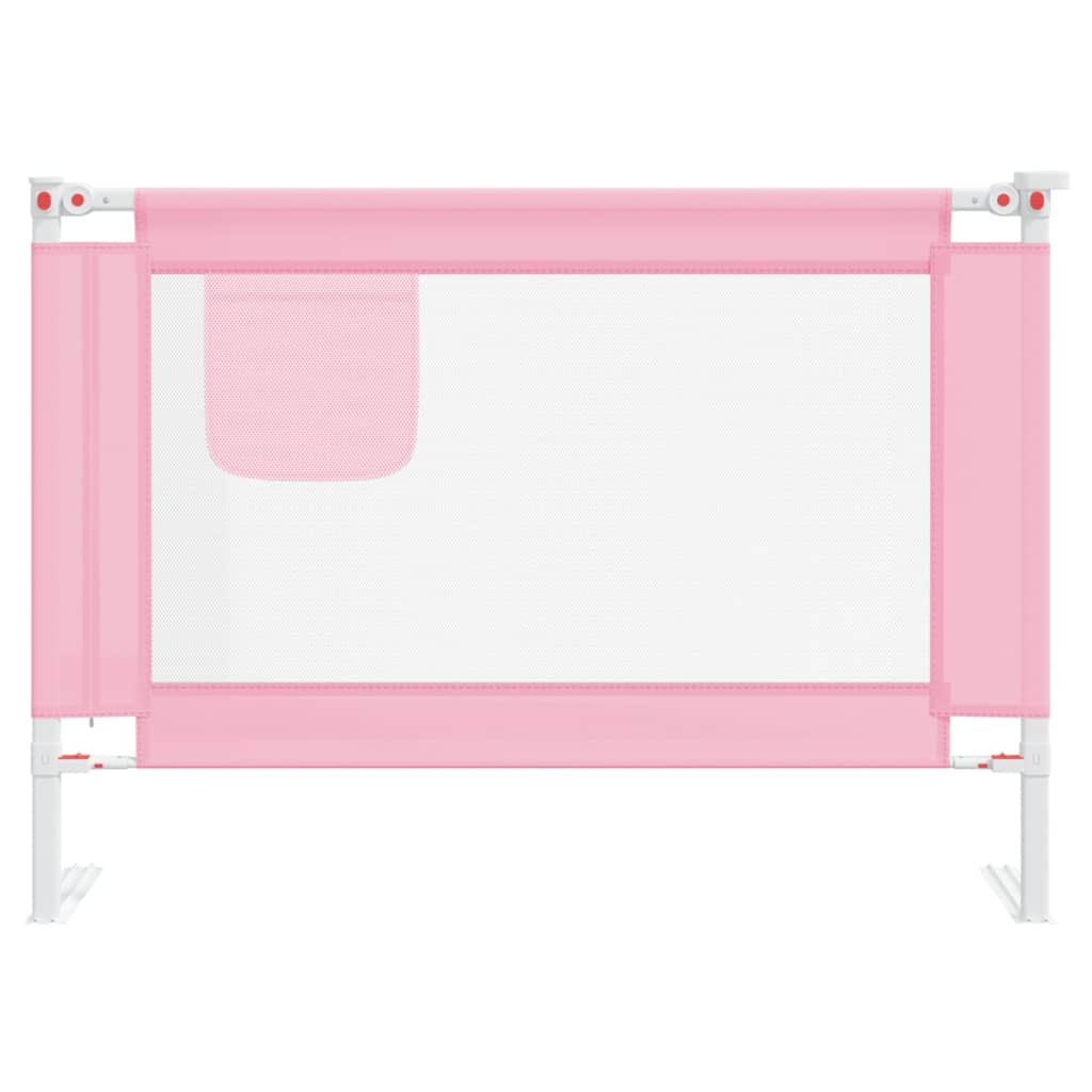 Kleinkind-Bettschutzgitter Rosa 90x25 cm Stoff