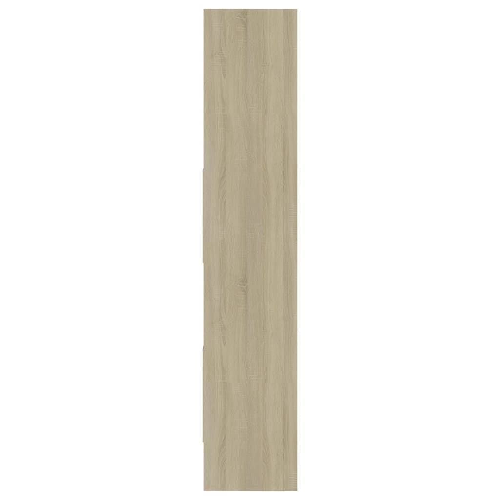 Bücherregal Sonoma-Eiche 40x35x180 cm Holzwerkstoff