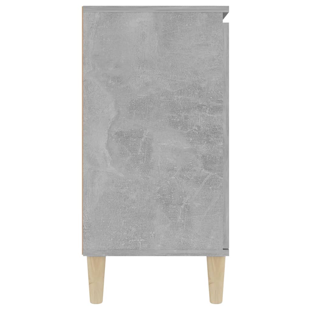 Sideboard Betongrau 101x35x70 cm Holzwerkstoff
