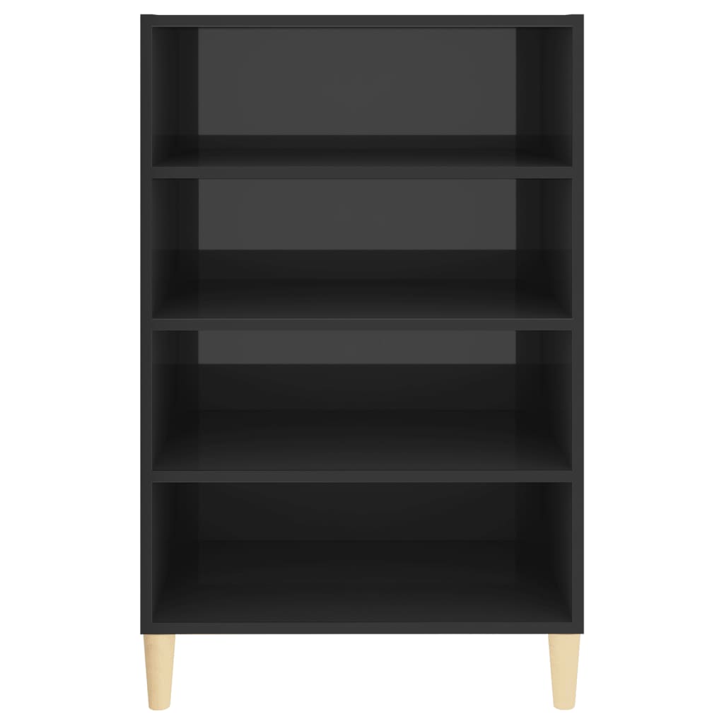 Sideboard Hochglanz-Grau 57x35x90 cm Holzwerkstoff