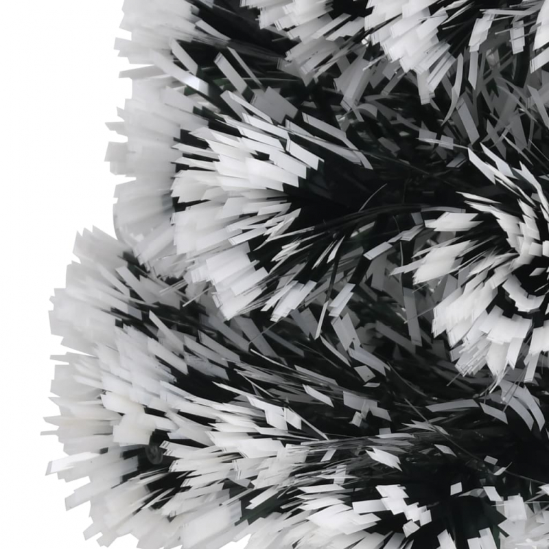 Weihnachtsbaum mit Beleuchtung Grün und Weiß 64cm Glasfaser