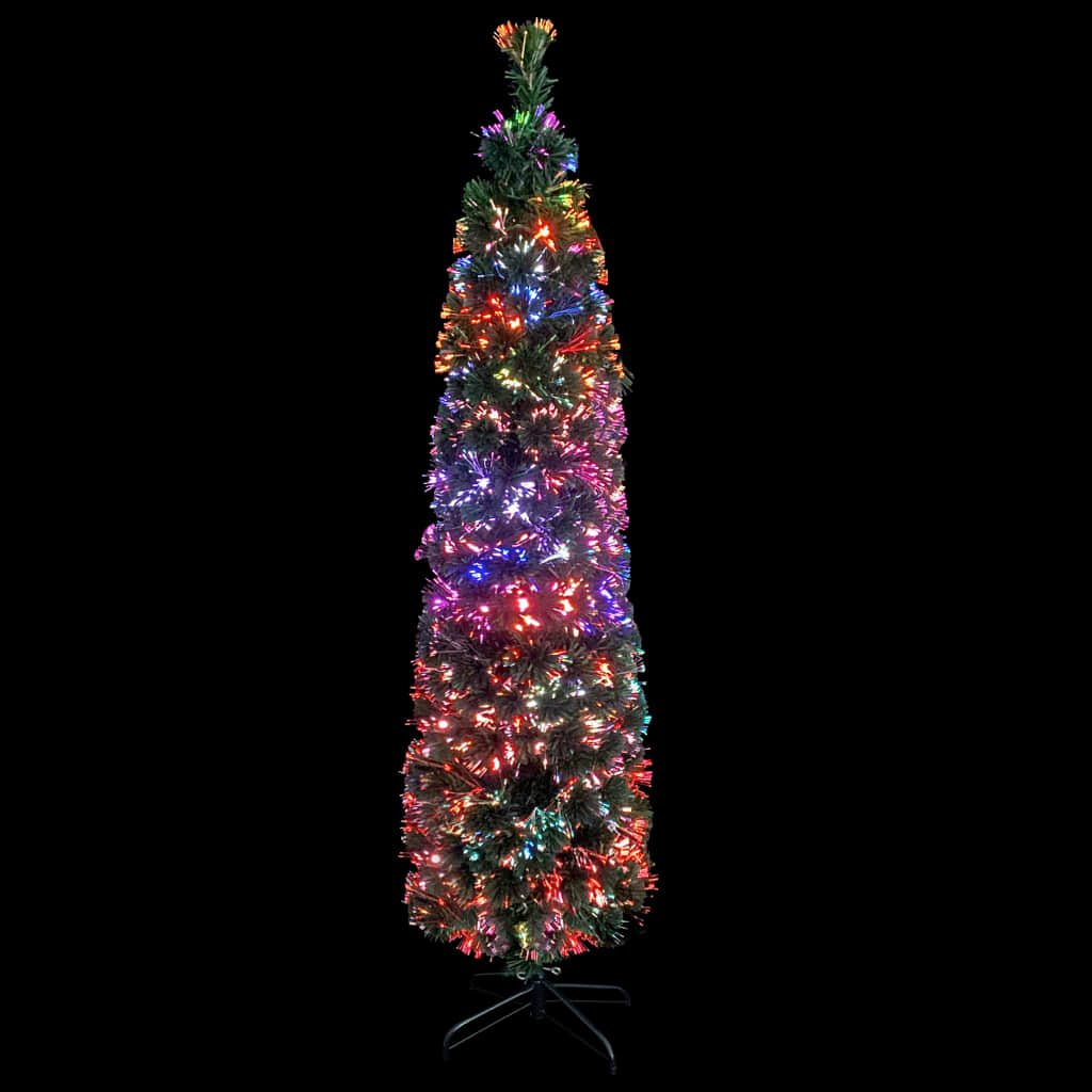 Künstlicher Weihnachtsbaum Schlank mit Ständer 64 cm Glasfaser