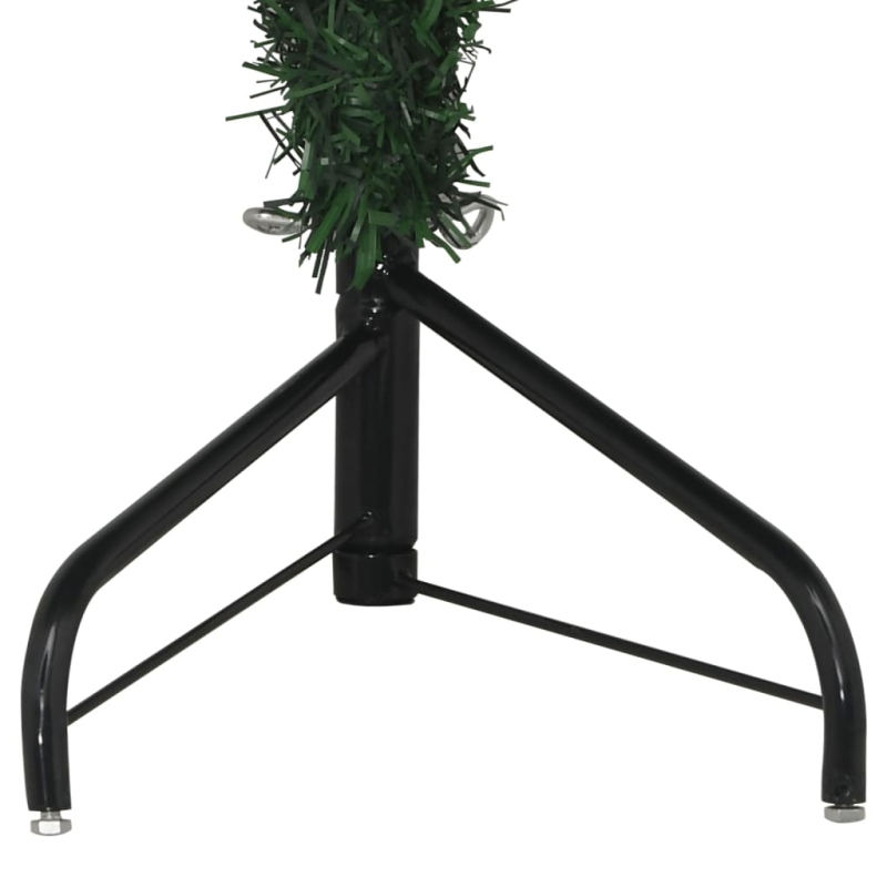 Künstlicher Eck-Weihnachtsbaum Grün 120 cm PVC