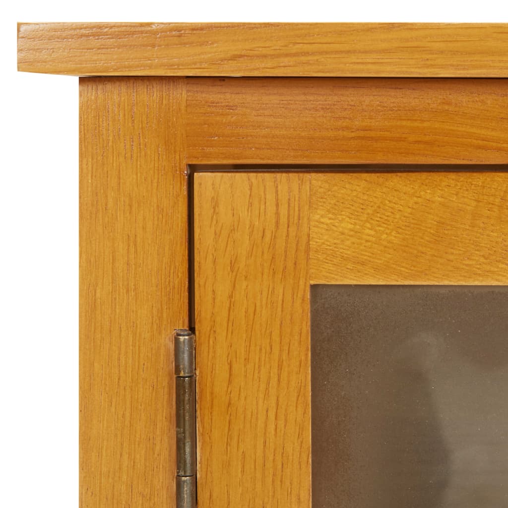 TV-Schrank 110x35x44 cm Massivholz Eiche