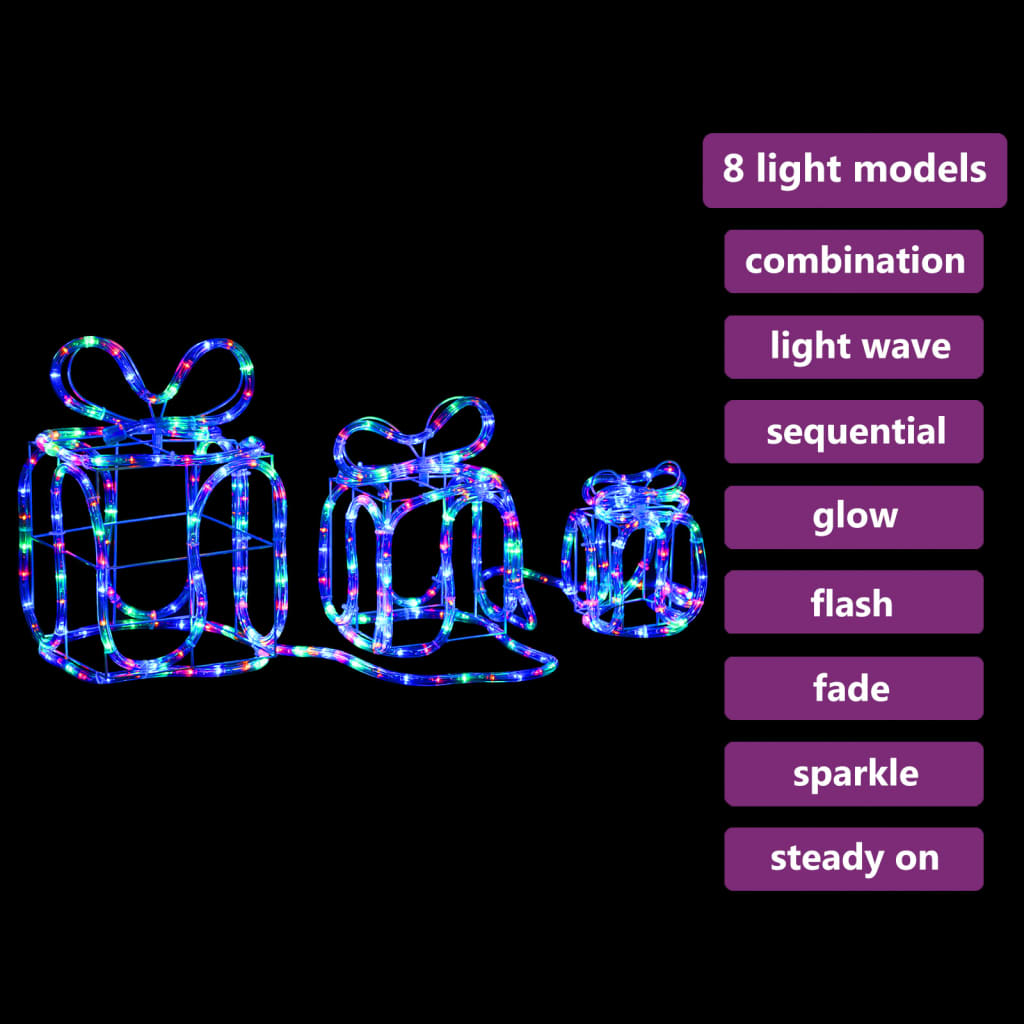 Weihnachtsdekoration Geschenkboxen mit 180 LEDs Indoor Outdoor