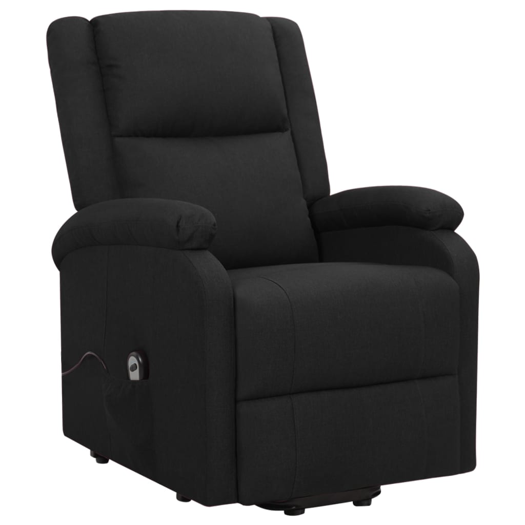 Aufstehsessel Schwarz Stoff