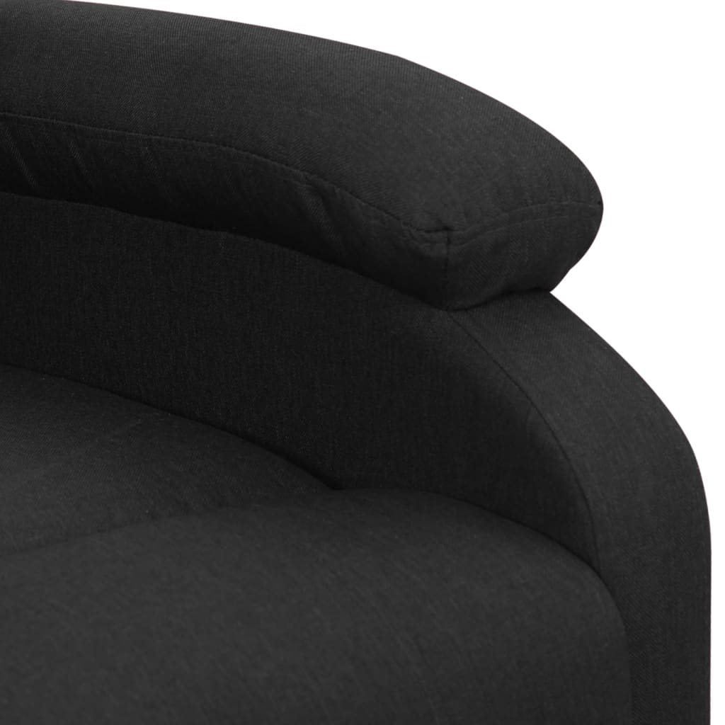 Aufstehsessel Schwarz Stoff