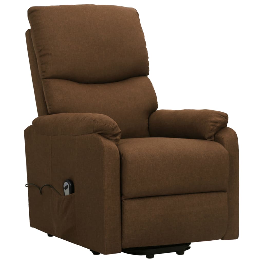 Aufstehsessel Braun Stoff