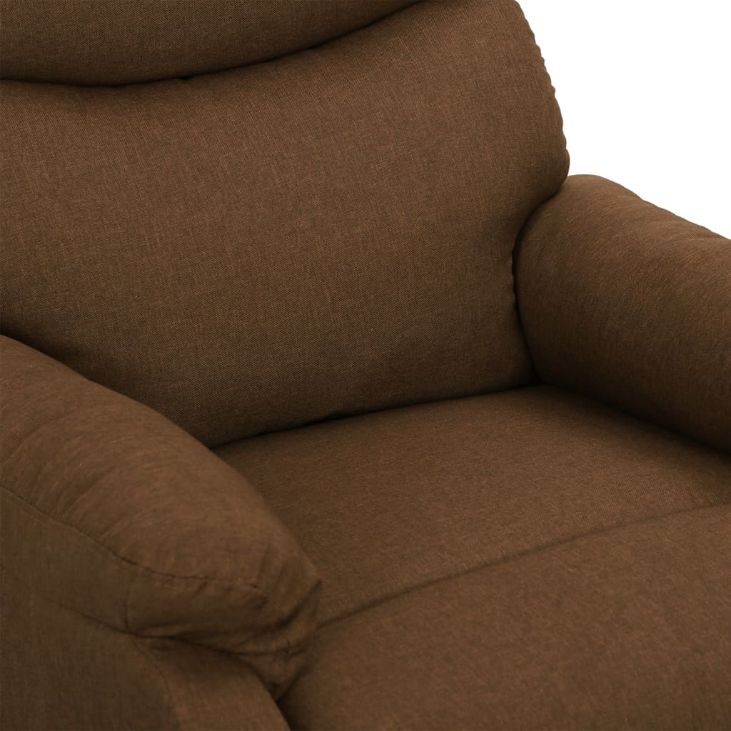 Aufstehsessel Braun Stoff