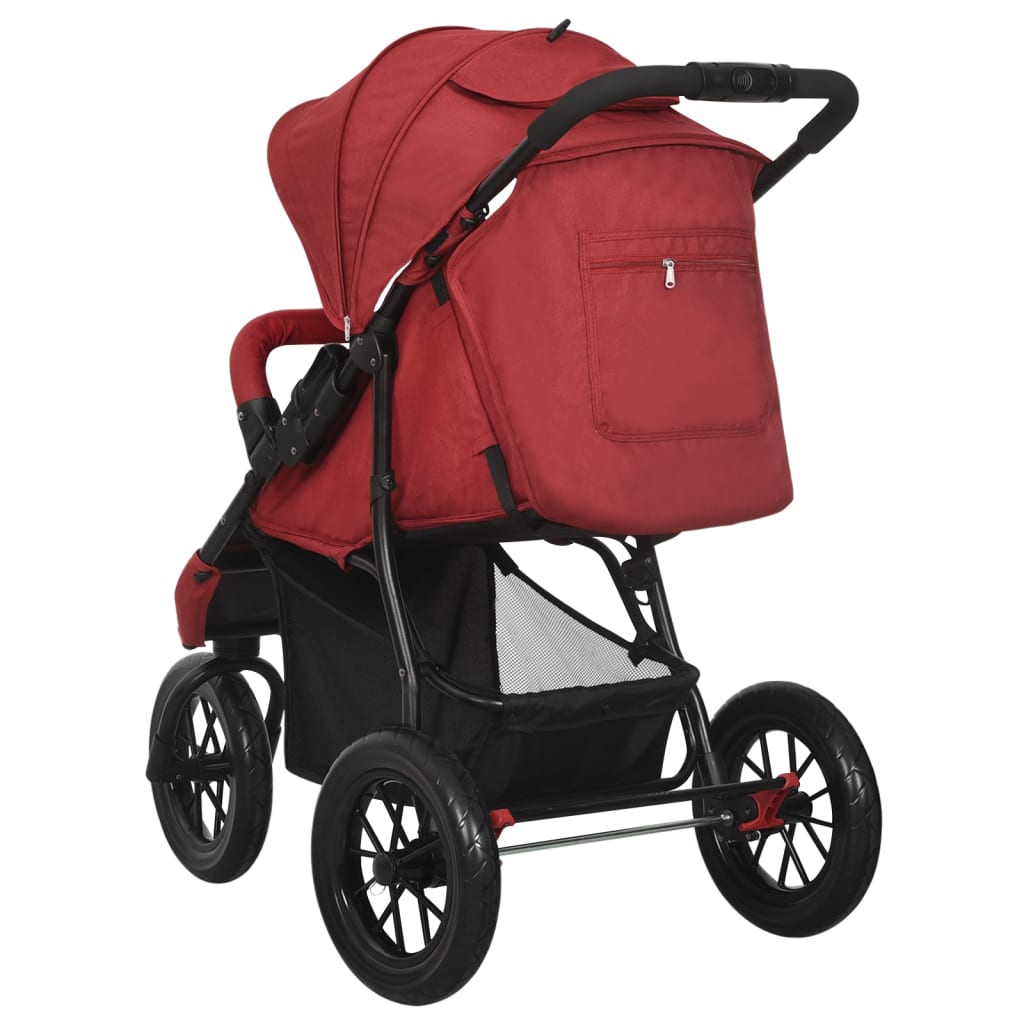 Kinderwagen Rot Stahl