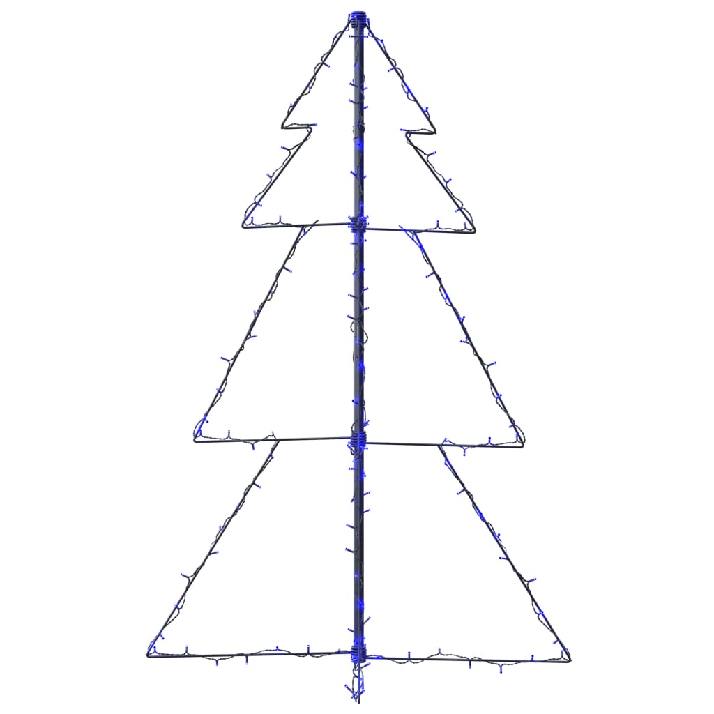 Weihnachtsbaum in Kegelform 160 LEDs Indoor & Outdoor 78x120 cm