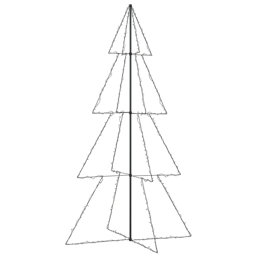 Weihnachtsbaum in Kegelform 360 LEDs Indoor Outdoor 143x250 cm