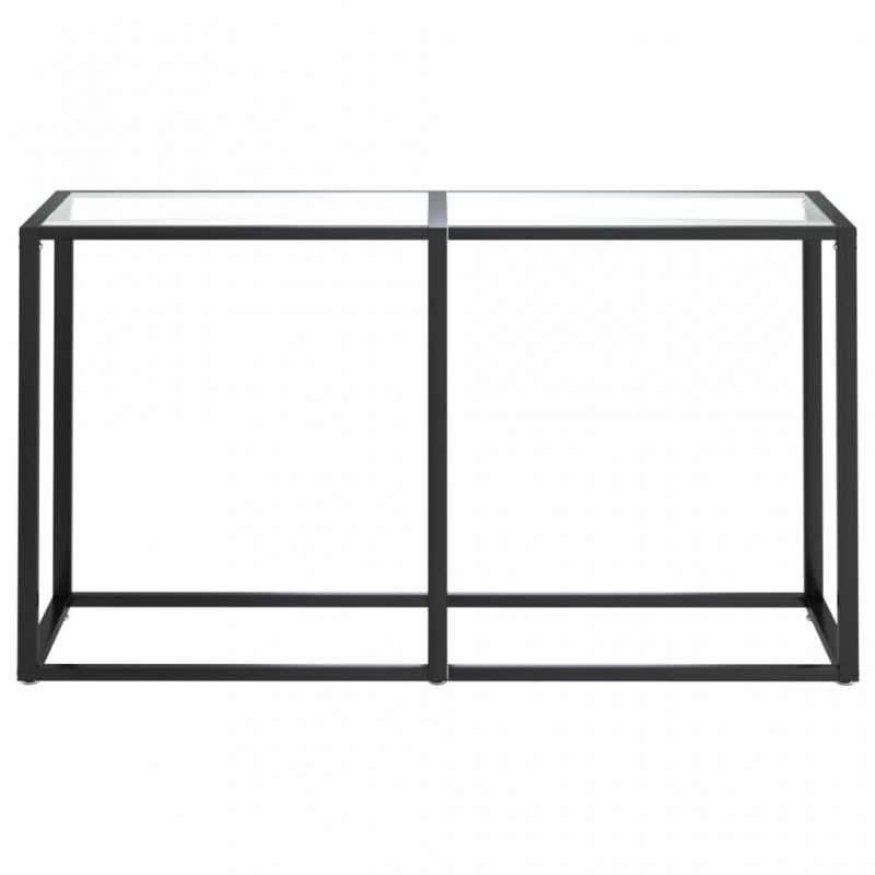 Konsolentisch Transparent 140x35x75,5 cm Hartglas