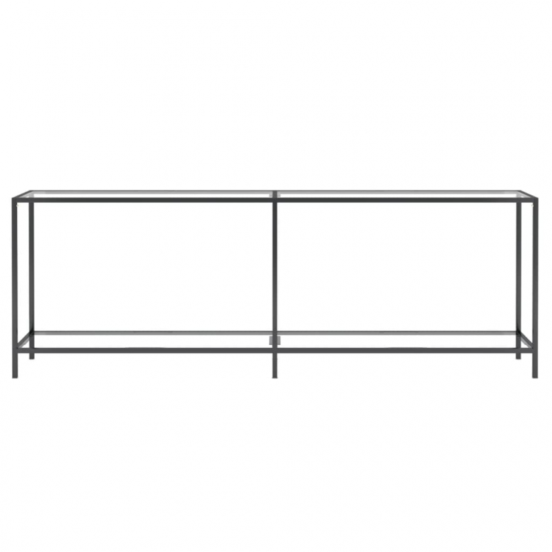 Konsolentisch Transparent 220x35x75,5 cm Hartglas