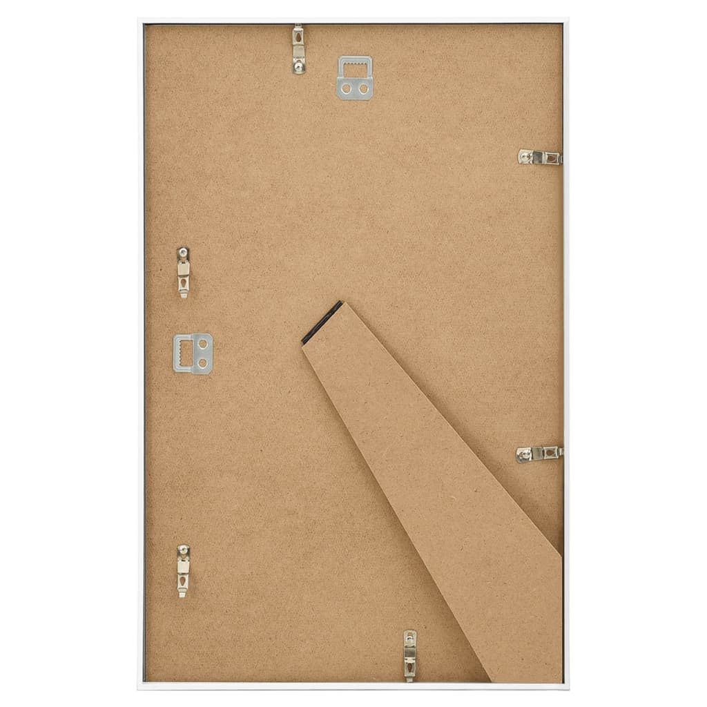 Bilderrahmen Collage 3 Stk. für Tisch Weiß 10x15 cm MDF