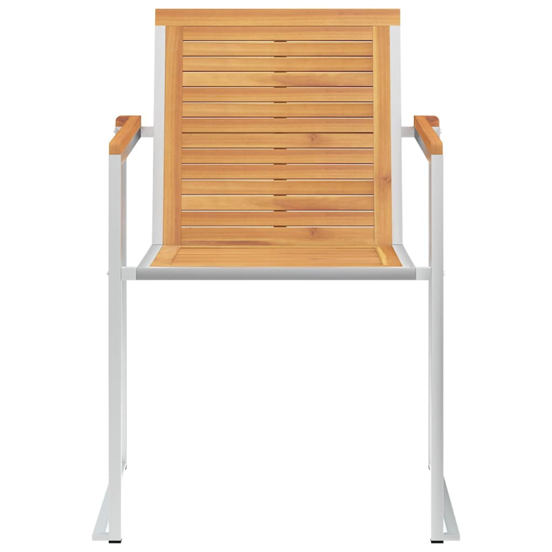 Gartenstühle 4 Stk. mit Kissen Massivholz Teak