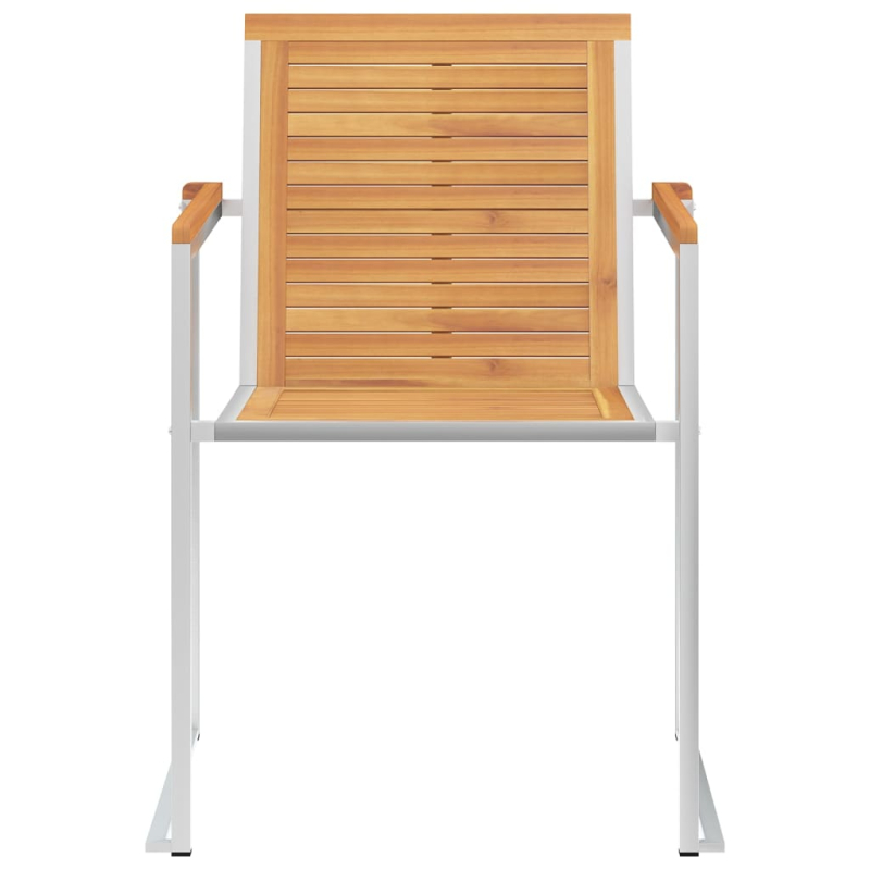 Gartenstühle 4 Stk. mit Kissen Massivholz Teak