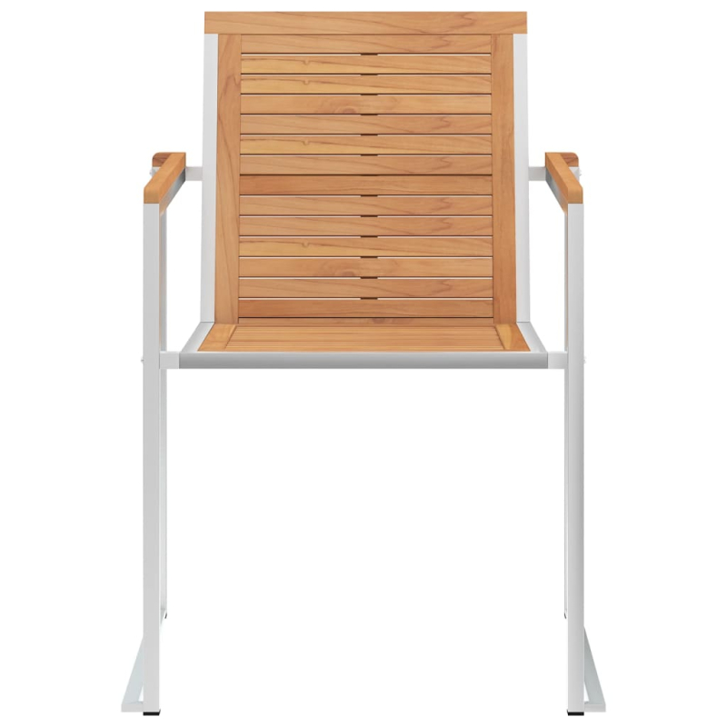 Gartenstühle 4 Stk. mit Kissen Massivholz Teak