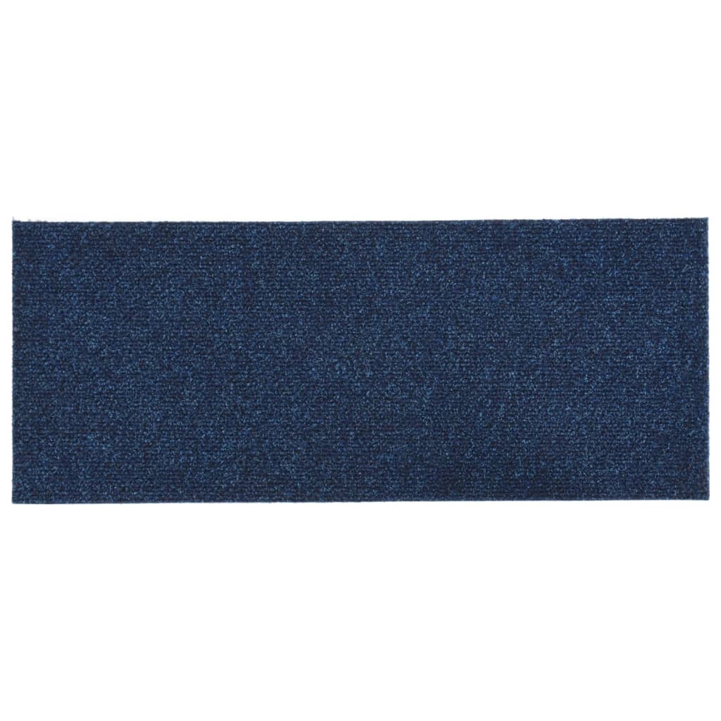 Selbstklebende Treppenmatten 15 Stk. Rechteckig 60x25 cm Blau