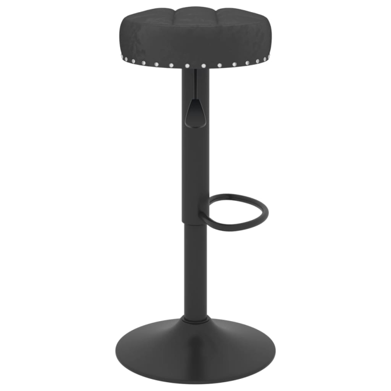 Barhocker 2 Stk. Schwarz Samt