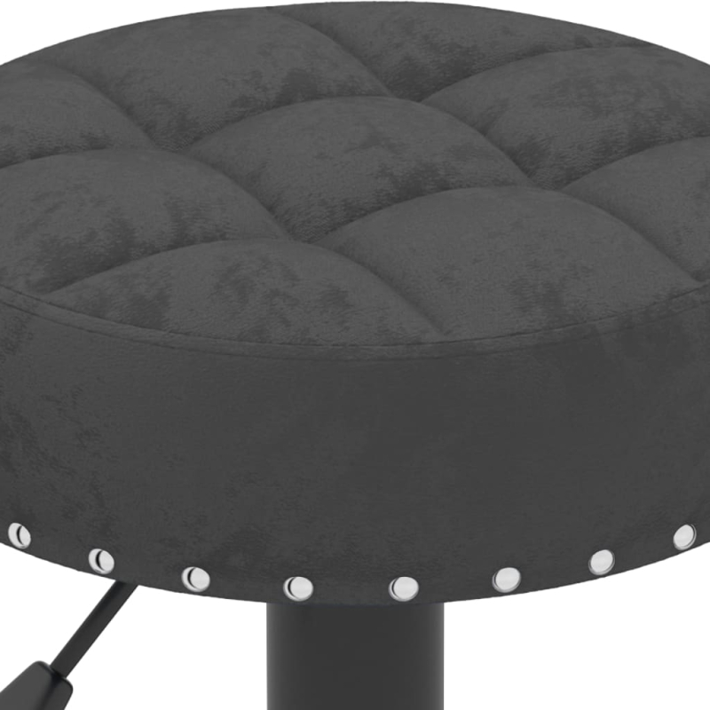 Barhocker 2 Stk. Schwarz Samt
