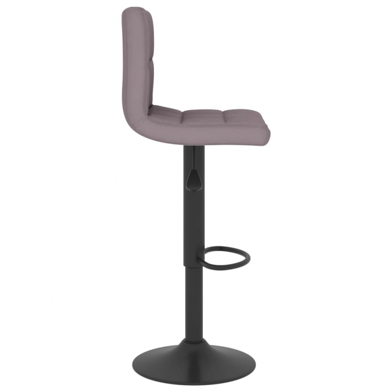 Barhocker 2 Stk. Taupe Stoff