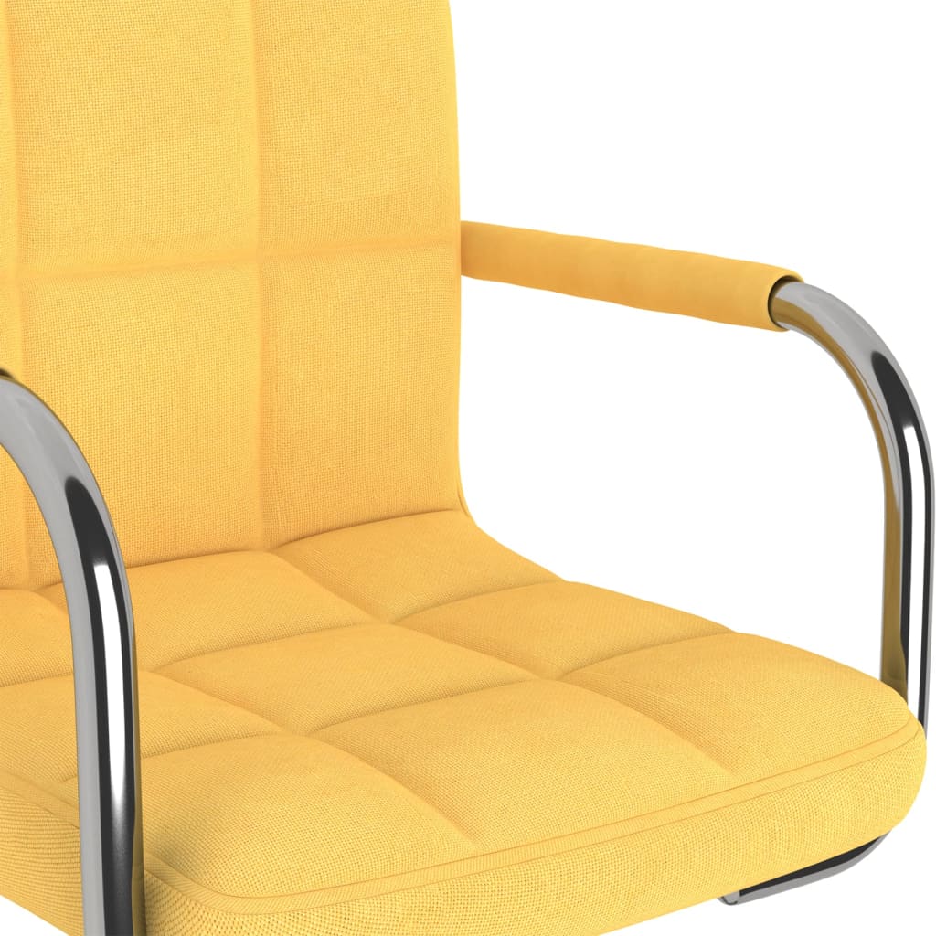 Barhocker Gelb Stoff