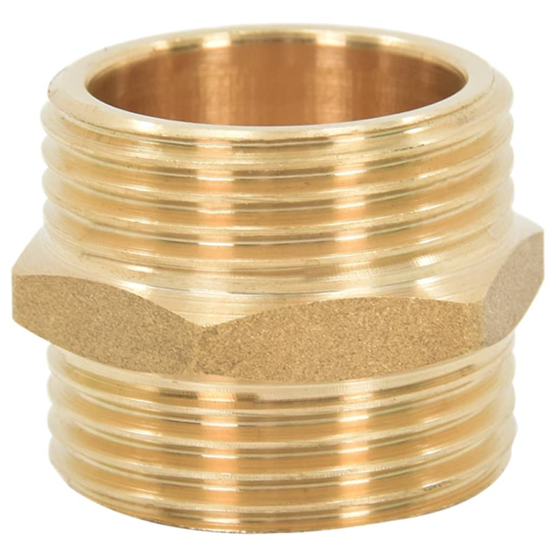Saugschlauch mit Messing-Anschlüssen Grün 1,1 3 m PVC