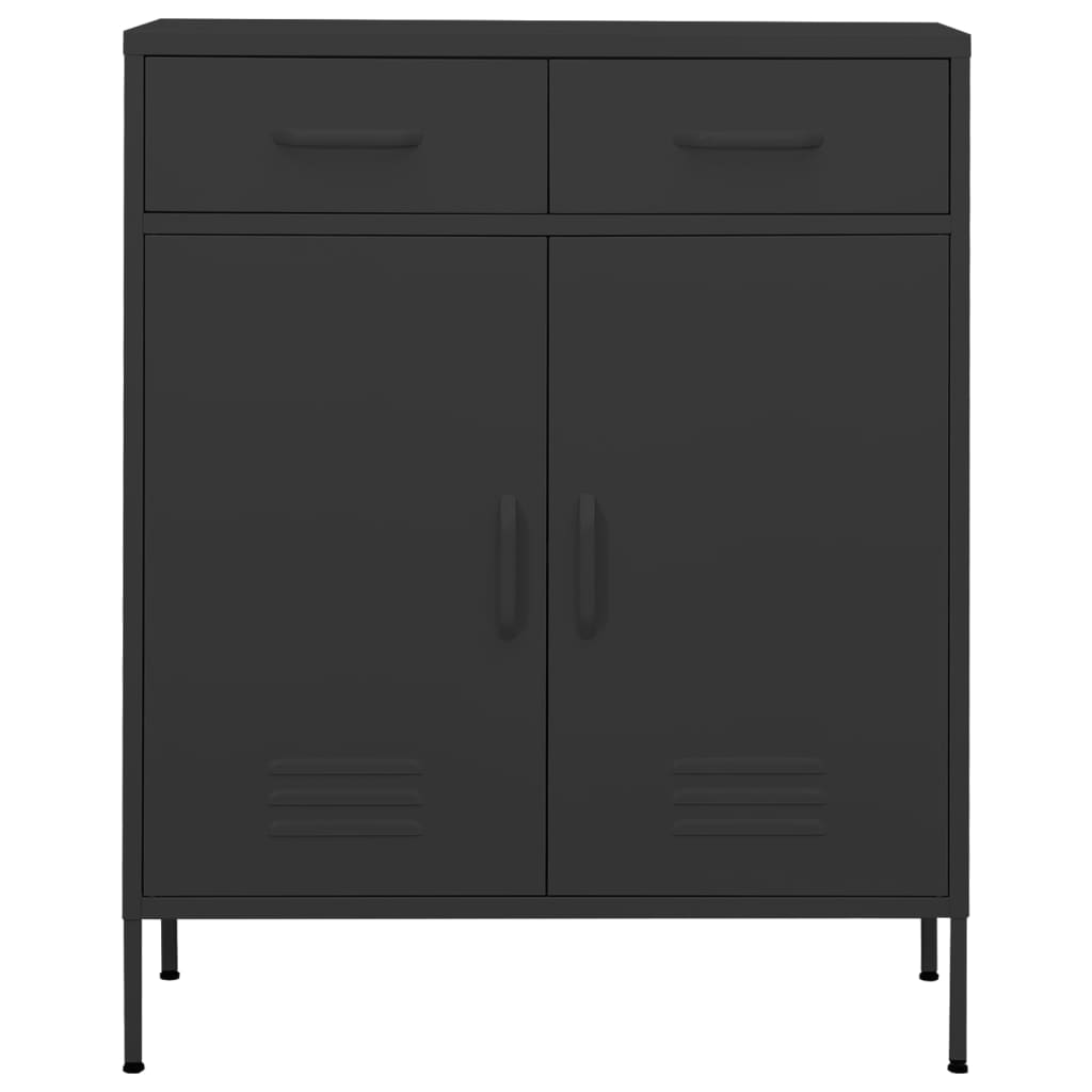 Lagerschrank Anthrazit 80x35x101,5 cm Stahl