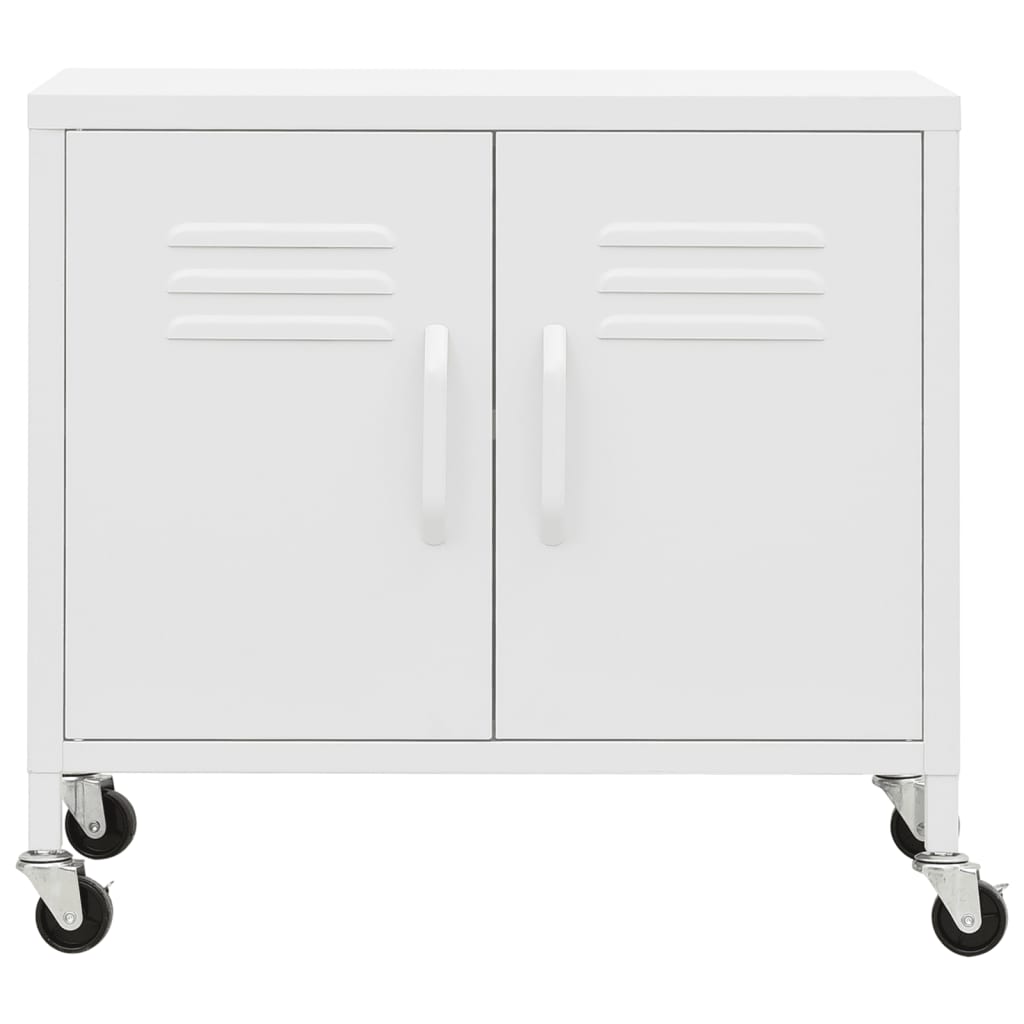 Lagerschrank Weiß 60x35x56 cm Stahl