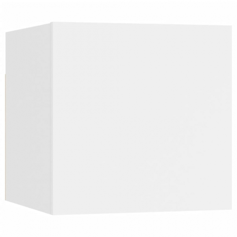 8-tlg. TV-Schrank-Set Weiß Holzwerkstoff