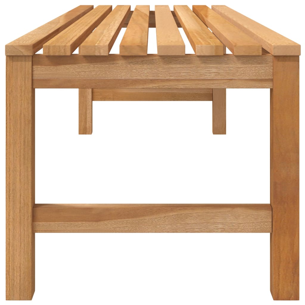 Gartenbank 150 cm Massivholz Teak