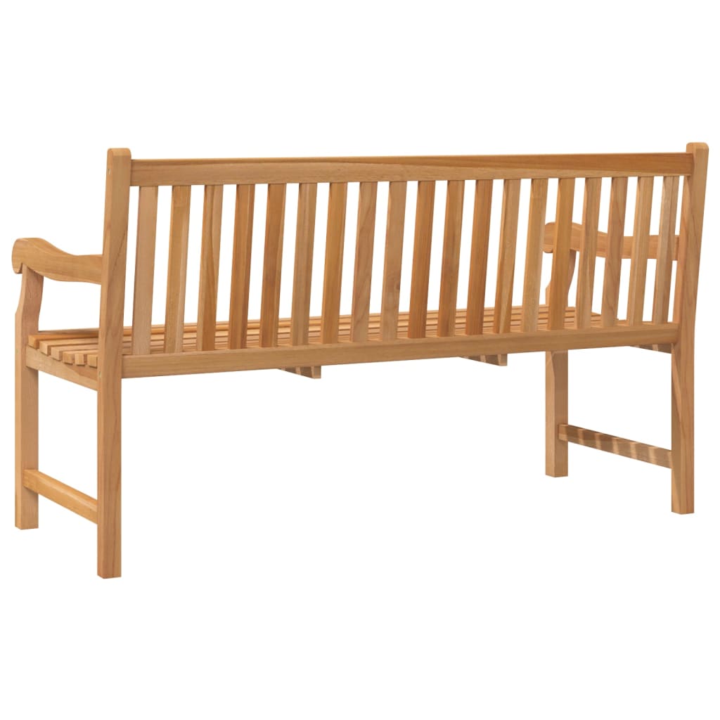 Gartenbank 150 cm Massivholz Teak