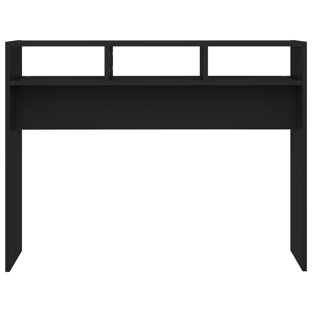 Konsolentisch Schwarz 105x30x80 cm Holzwerkstoff