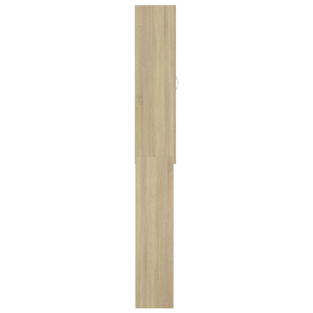 Waschmaschinenschrank Sonoma-Eiche 64x25,5x190 cm