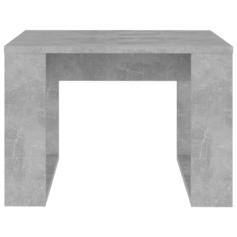 Beistelltisch Betongrau 50x50x35 cm Holzwerkstoff