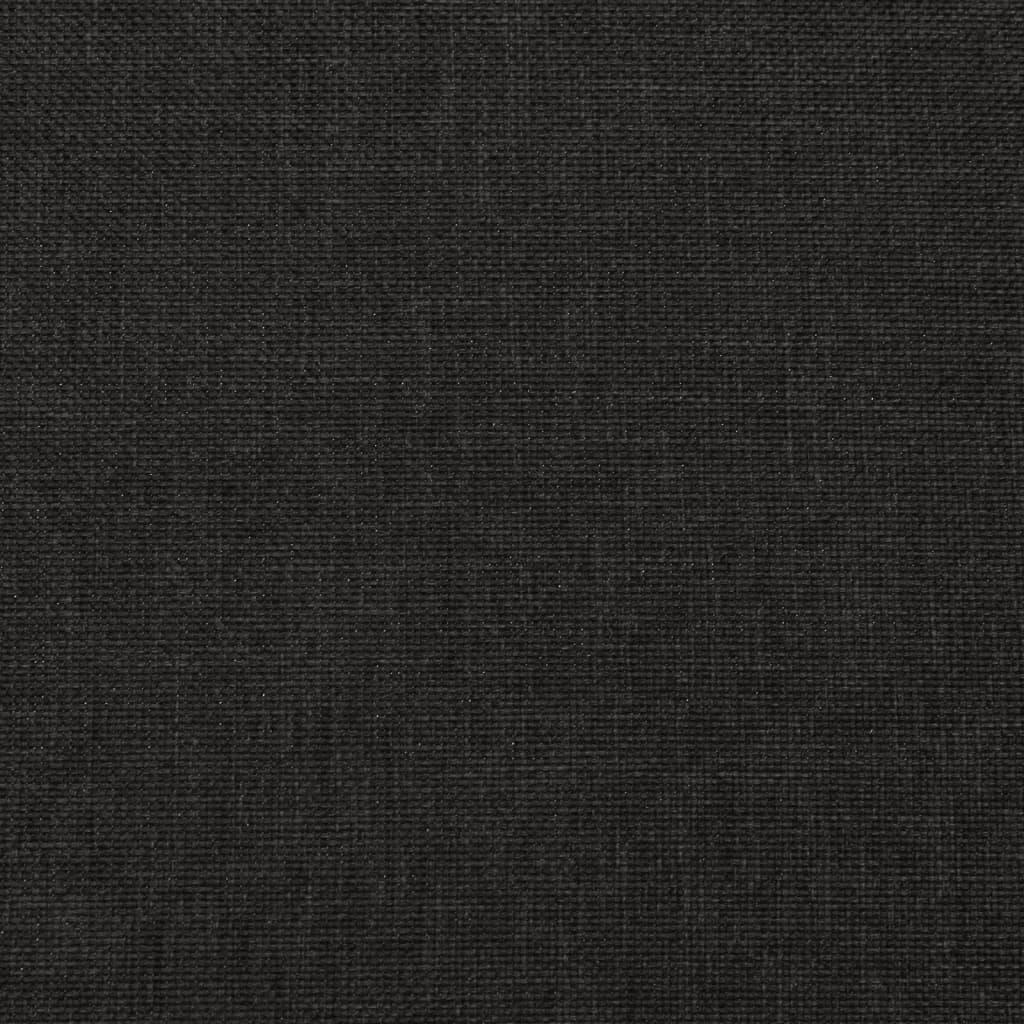 Fußhocker Schwarz 78x56x32 cm Stoff
