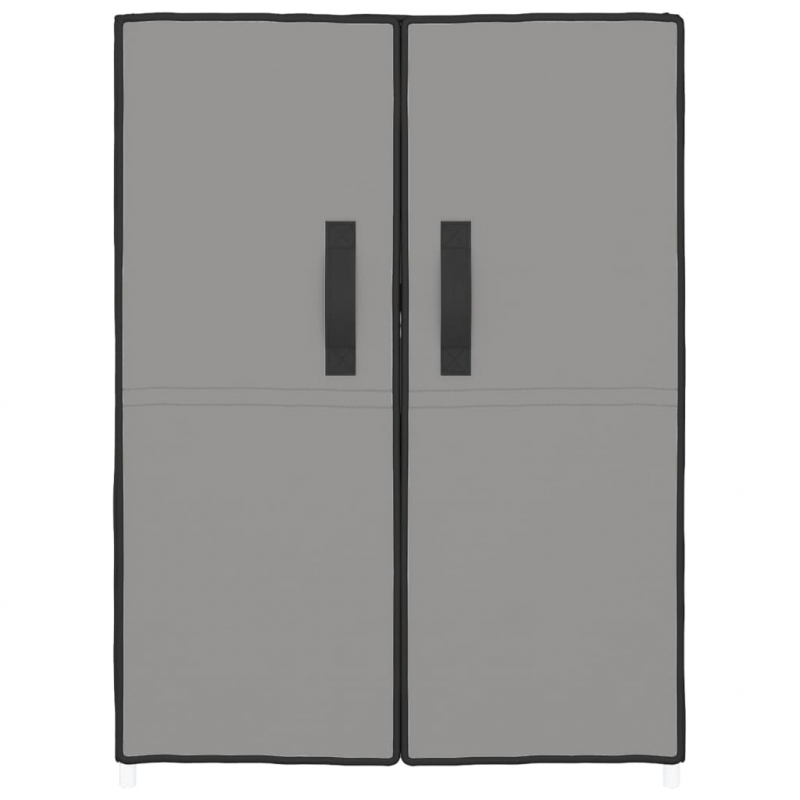 Schuhschrank Grau 60x28x90 cm Stoff