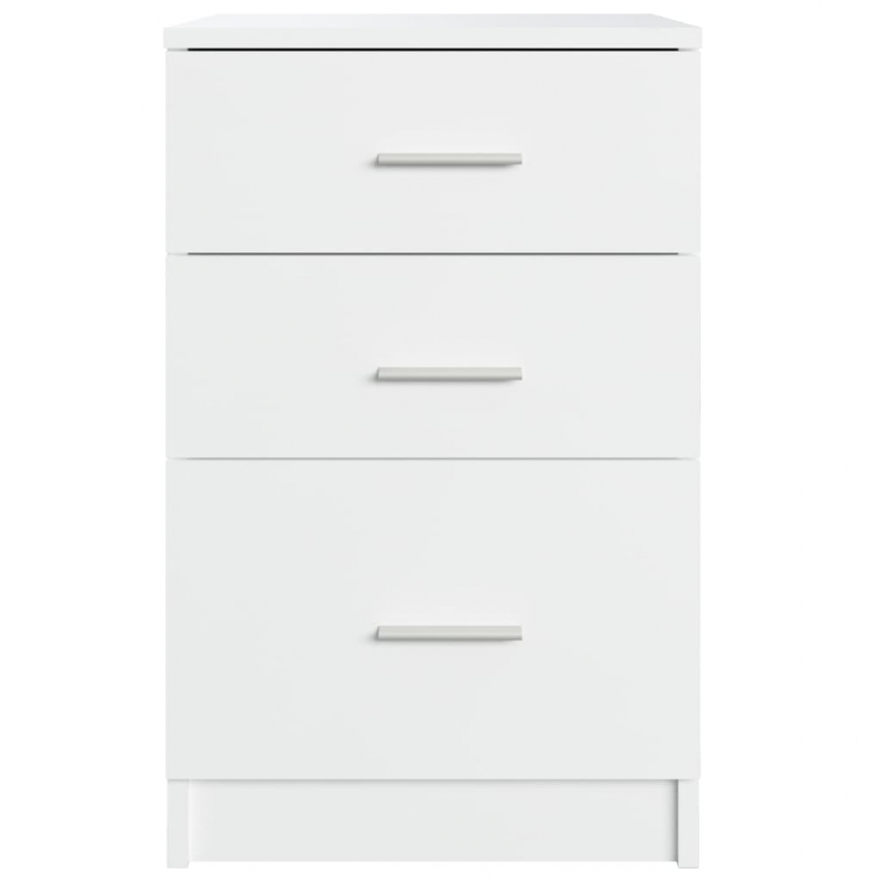 Nachttisch Weiß 40x40x63 cm Holzwerkstoff