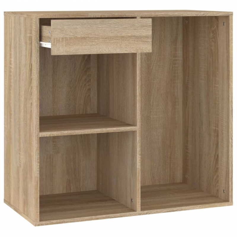 Kosmetikschrank Sonoma-Eiche 80x40x75 cm Holzwerkstoff