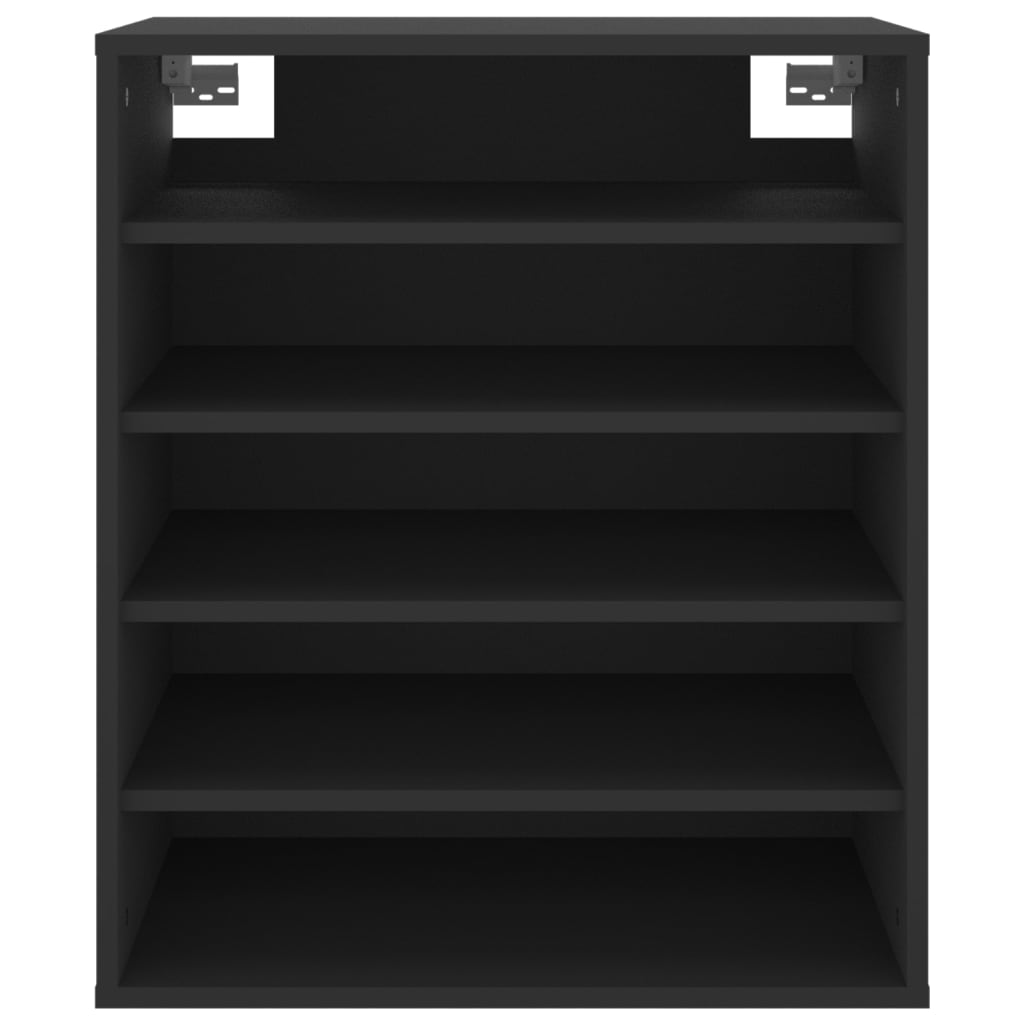 Schuhschrank Schwarz 60x35x70 cm Holzwerkstoff