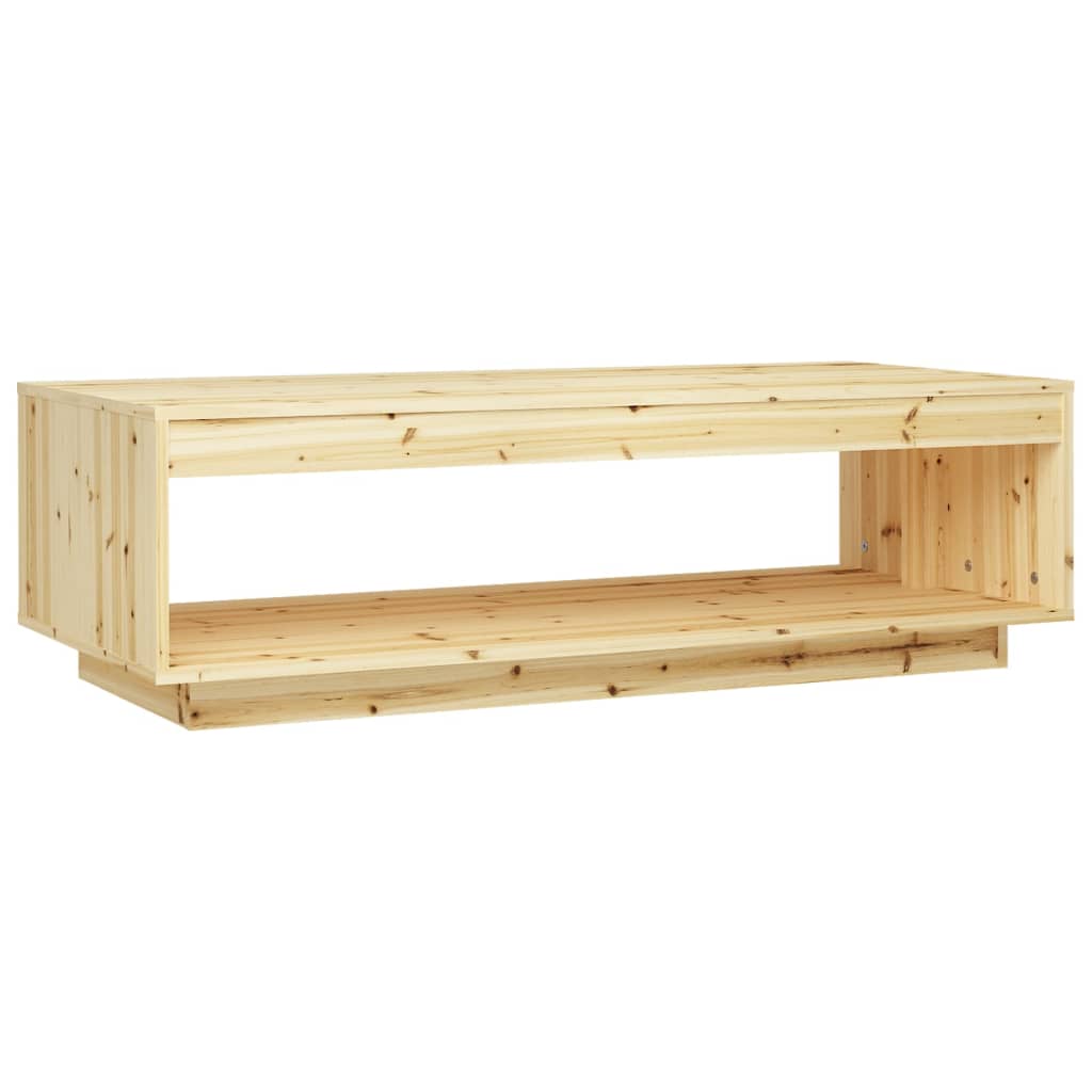 Couchtisch 110x50x33,5 cm Massivholz Tanne