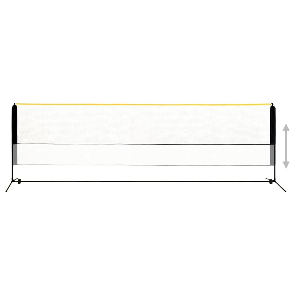 Badmintonnetz Verstellbar 500x103x94-158 cm Metall