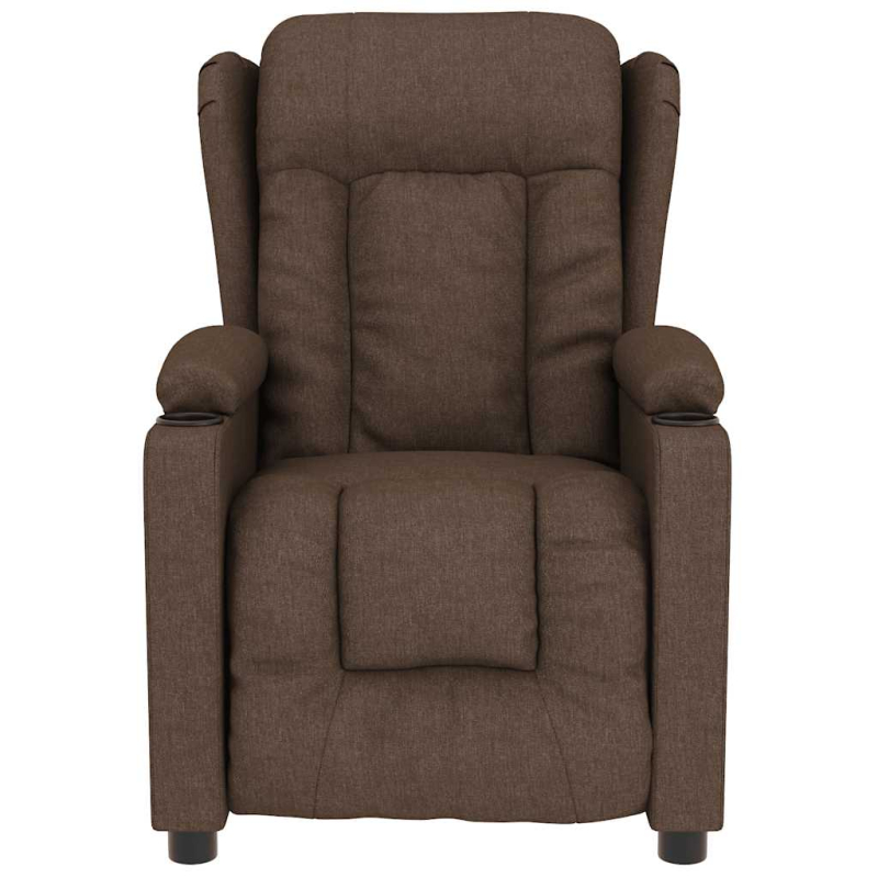 Massagesessel Braun Stoff