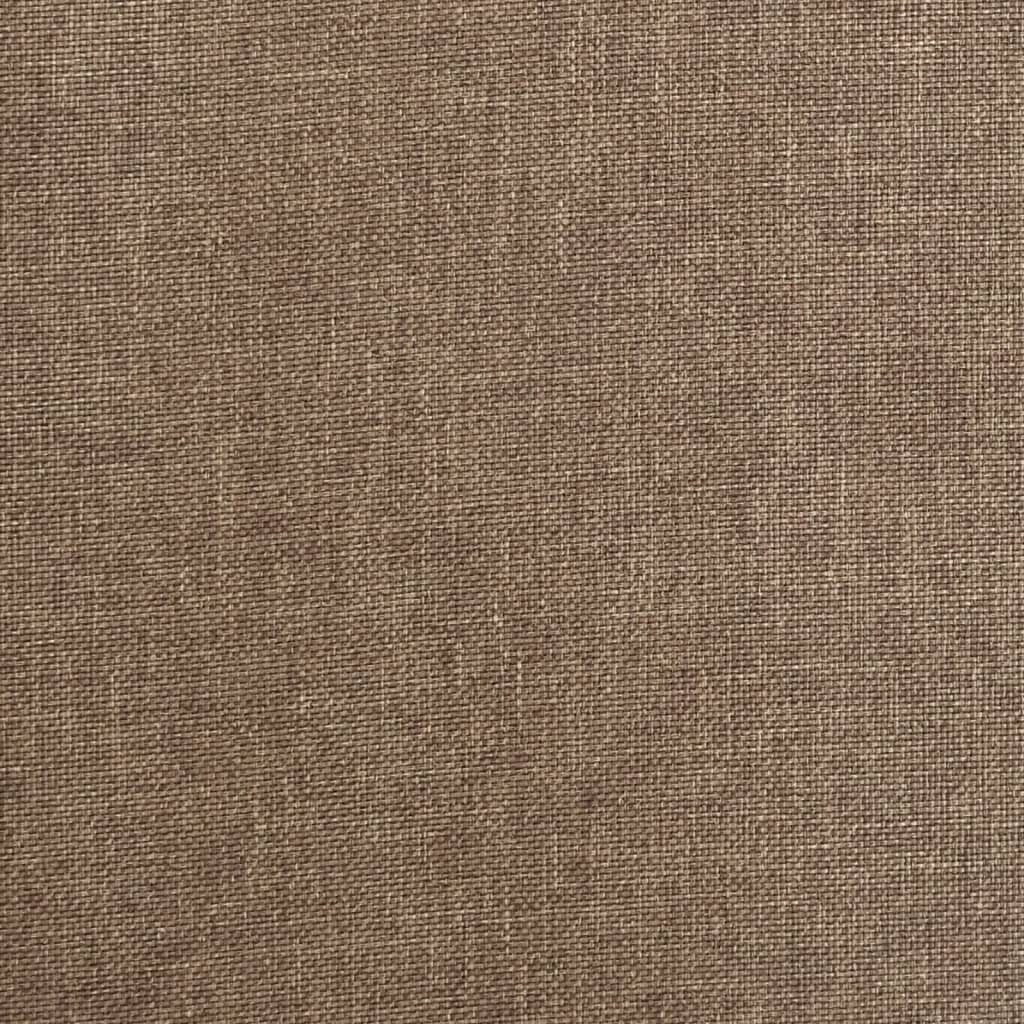 Massagesessel Taupe Stoff